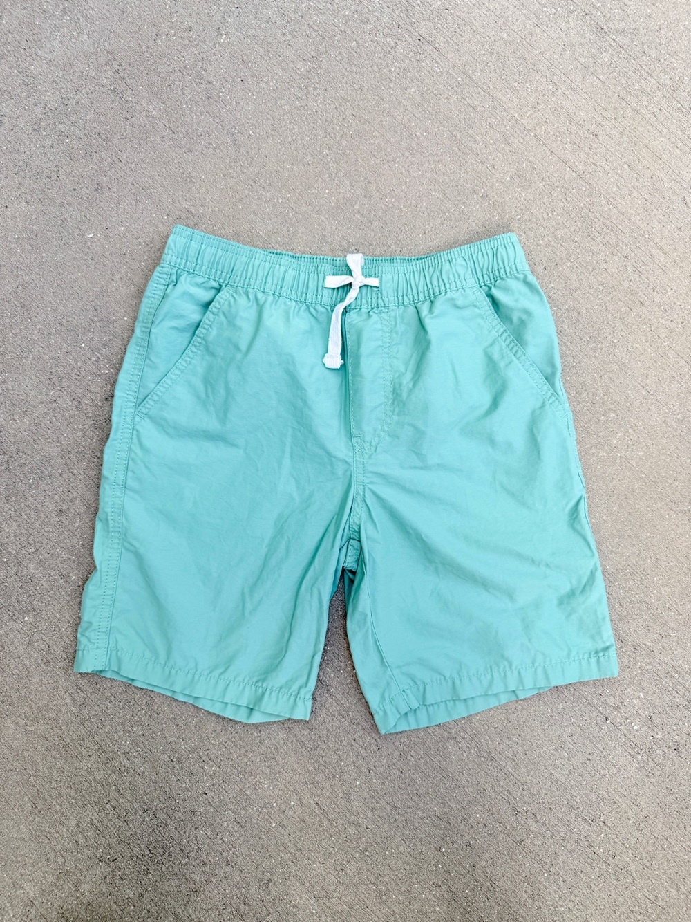 Lucky Brand Girls Medium 10 12 Seafoam Green Drawstring Shorts